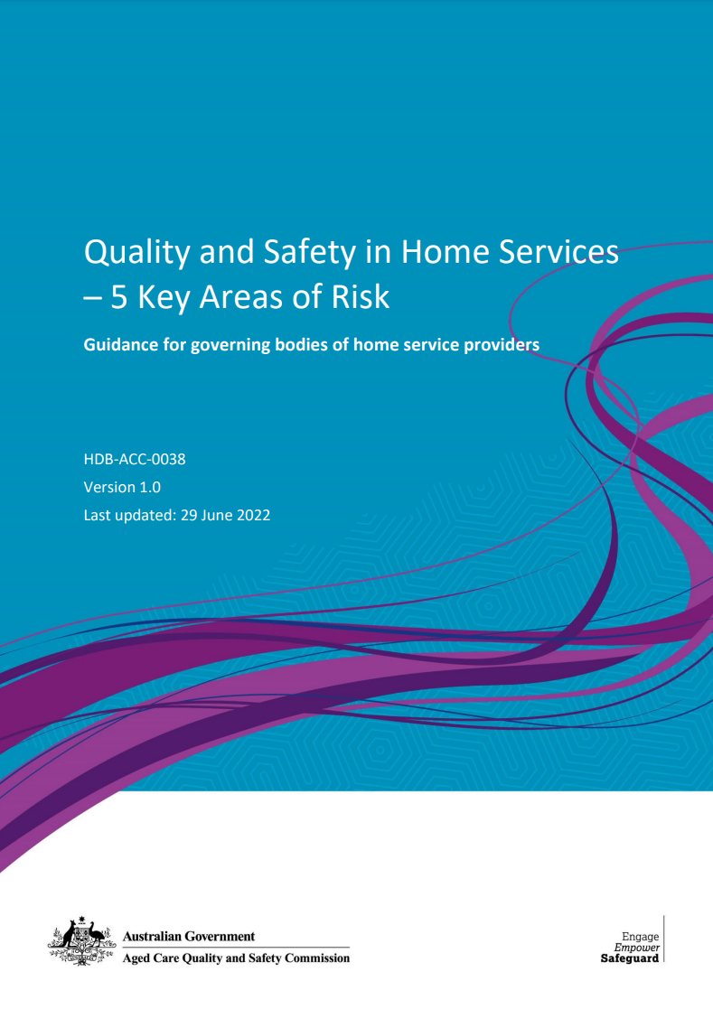 Quality and safety in home services - 5 key areas of risk