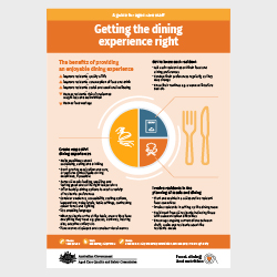 Image of Getting the dining experience right poster