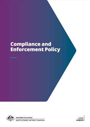 Compliance policy cover page