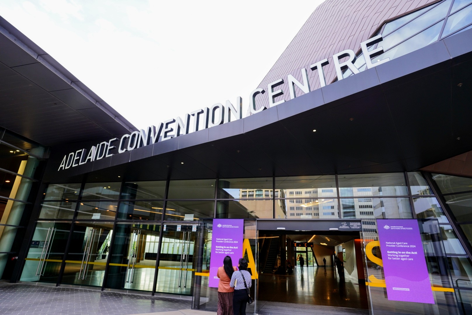 Image of the Adelaide conference centre external entry