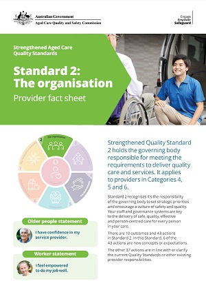 Standard 2 - The organisation