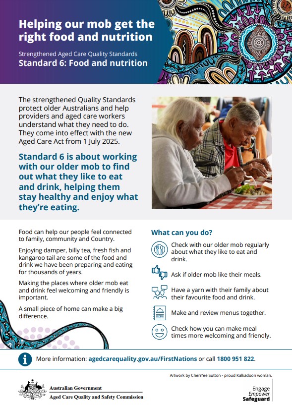 Food and nutrition standard 6