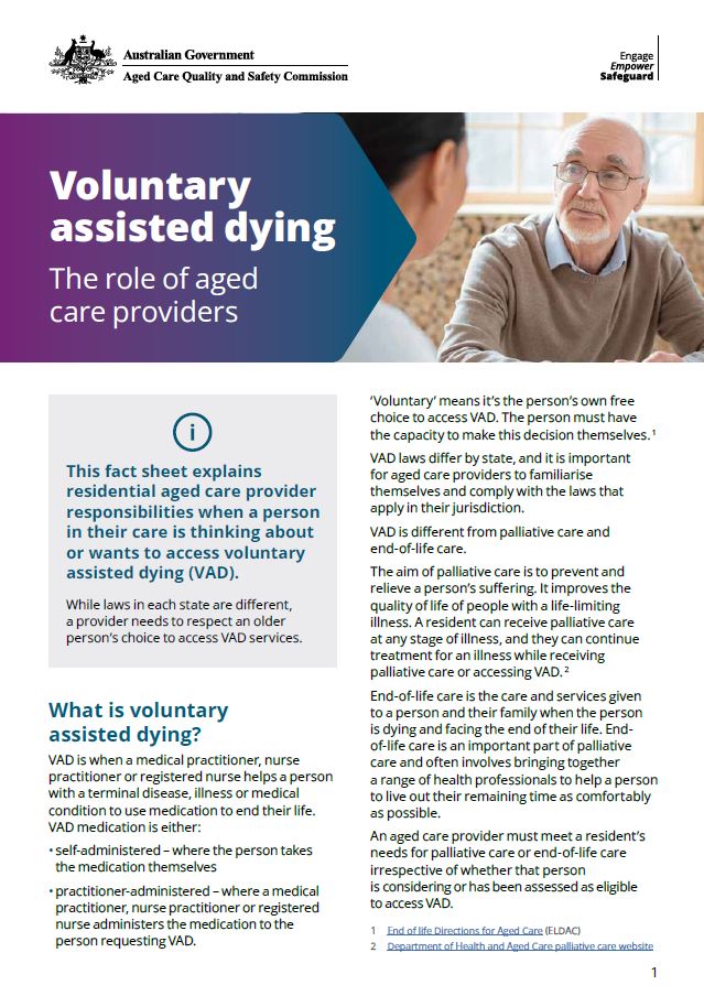 voluntary assisted dying